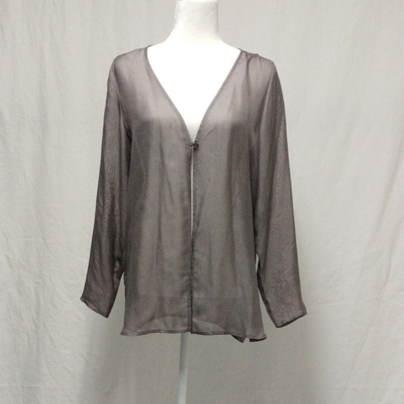 Eileen Fisher Tops - Eileen Fisher silk kimono style top. Medium